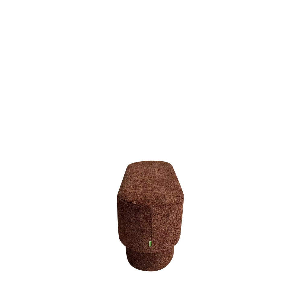 arlo-banco-redondeado-de-tela-boucle-l92cm__Óxido