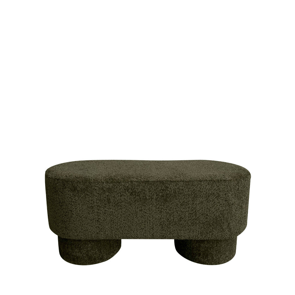 arlo-banco-redondeado-de-tela-boucle-l92cm__Caqui verde