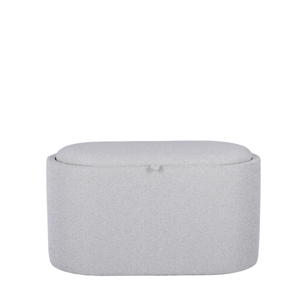 zoe-banco-ovalado-de-tela-con-tablero-y-almacenamiento-l77cm__Beige moteado