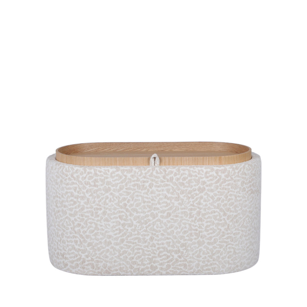 zoe-banco-ovalado-con-estampado-animal-con-tablero-y-almacenamiento-l77-cm__Beige