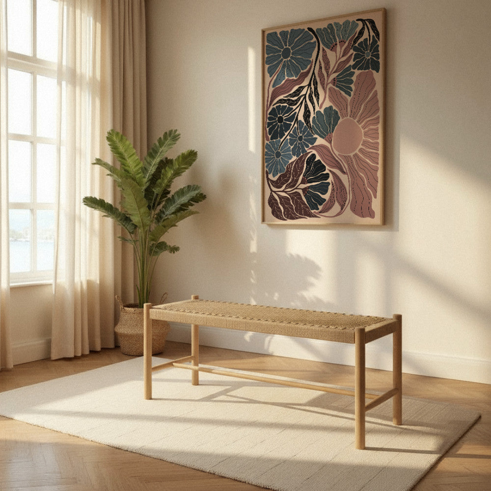 victor-banco-de-cuerda-trenzada-y-madera-l90cm__Madera clara