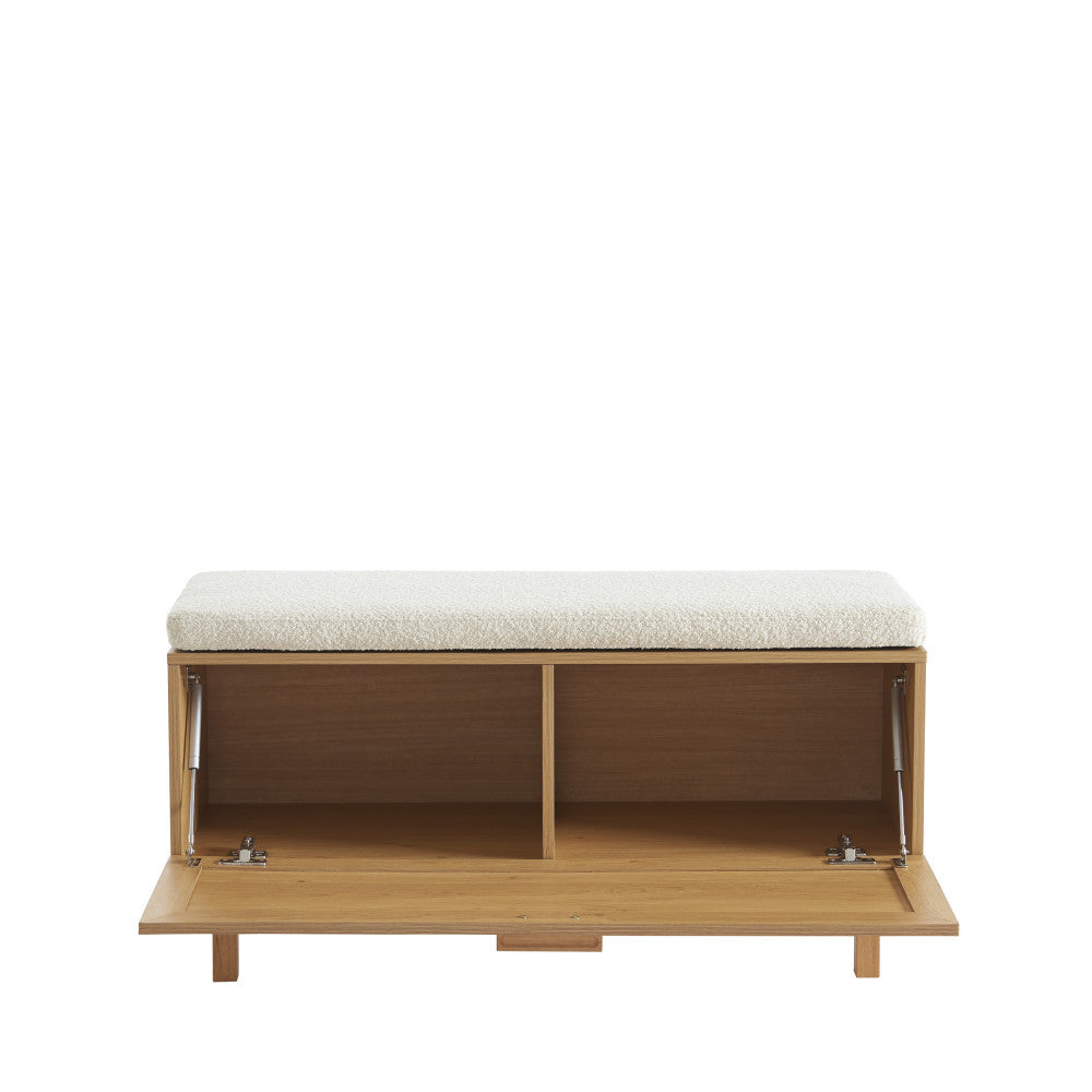 june-banco-de-entrada-con-almacenamiento-para-zapatos-de-madera-y-trenzado-l100cm__Madera clara