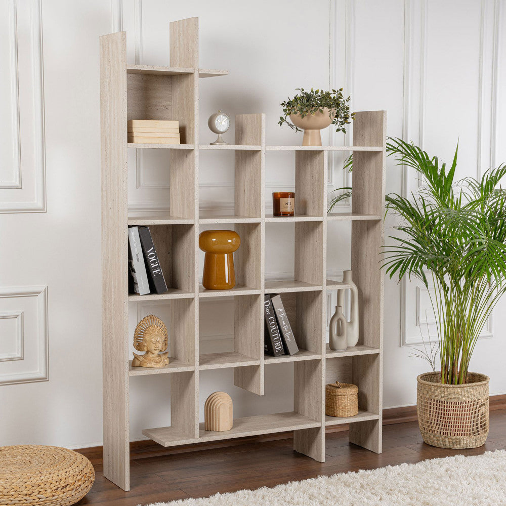 mako-biblioteca-efecto-travertino-h188cm__Beige