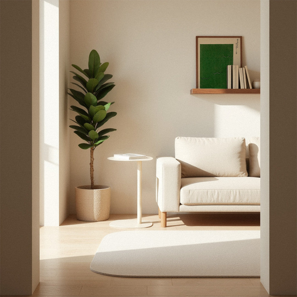 sidy-mesa-auxiliar-de-metal-h66cm__Beige