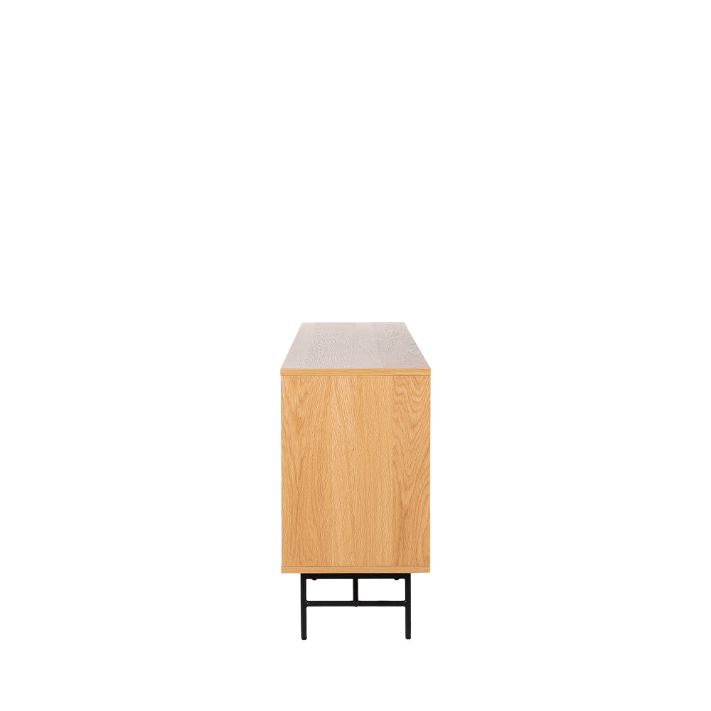 sveg-aparador-de-2-puertas-y-3-cajones-de-madera-l160cm__Madera clara