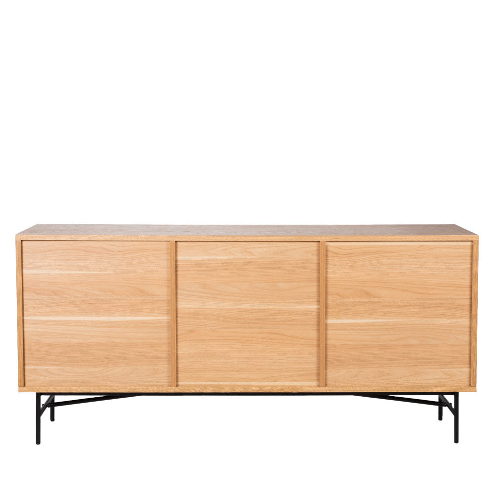 sveg-aparador-de-2-puertas-y-3-cajones-de-madera-l160cm__Madera clara