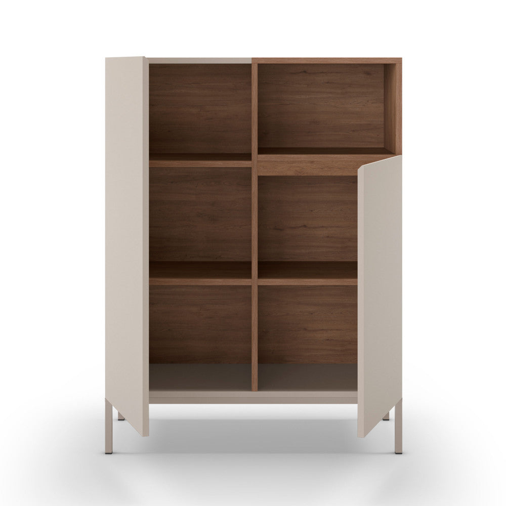 quenor-aparador-de-2-puertas-de-madera-y-metal-h120cm__Beige