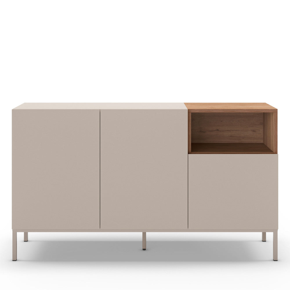 quenor-aparador-de-3-puertas-de-madera-y-metal-l140cm__Beige