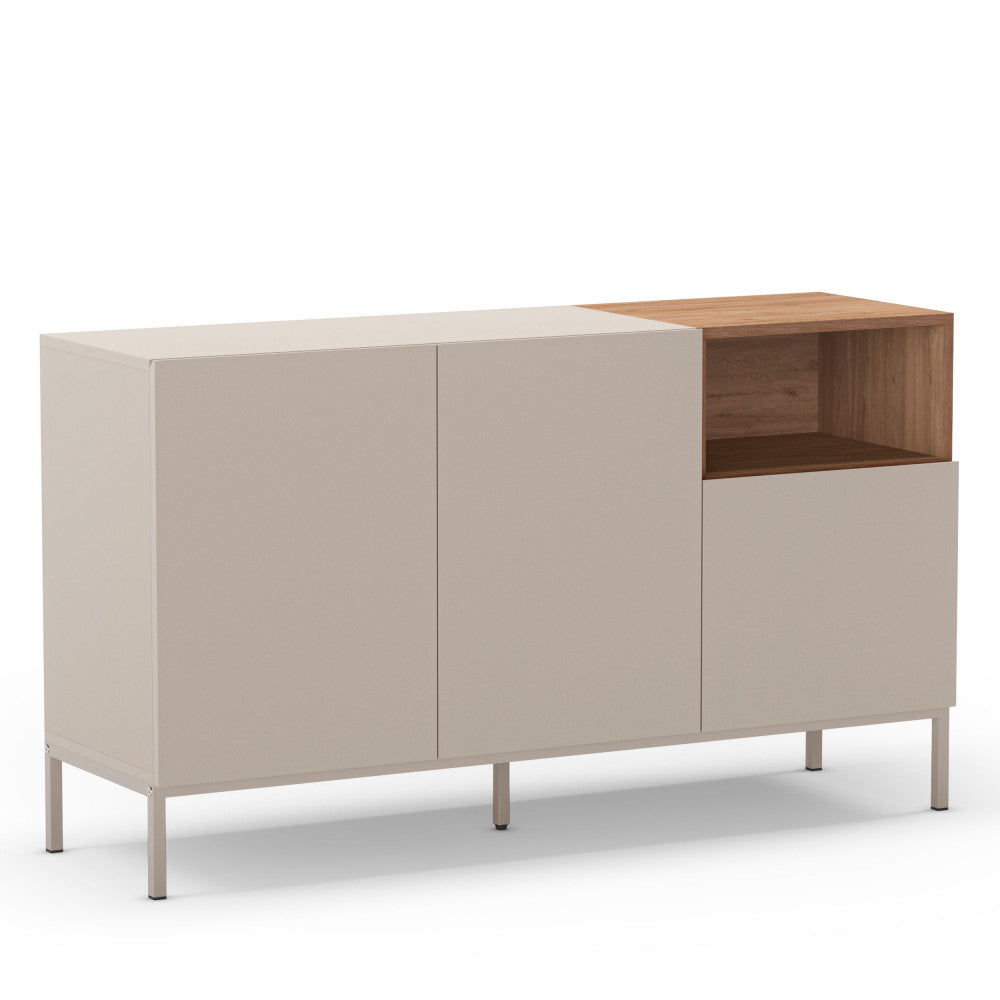quenor-aparador-de-3-puertas-de-madera-y-metal-l140cm__Beige