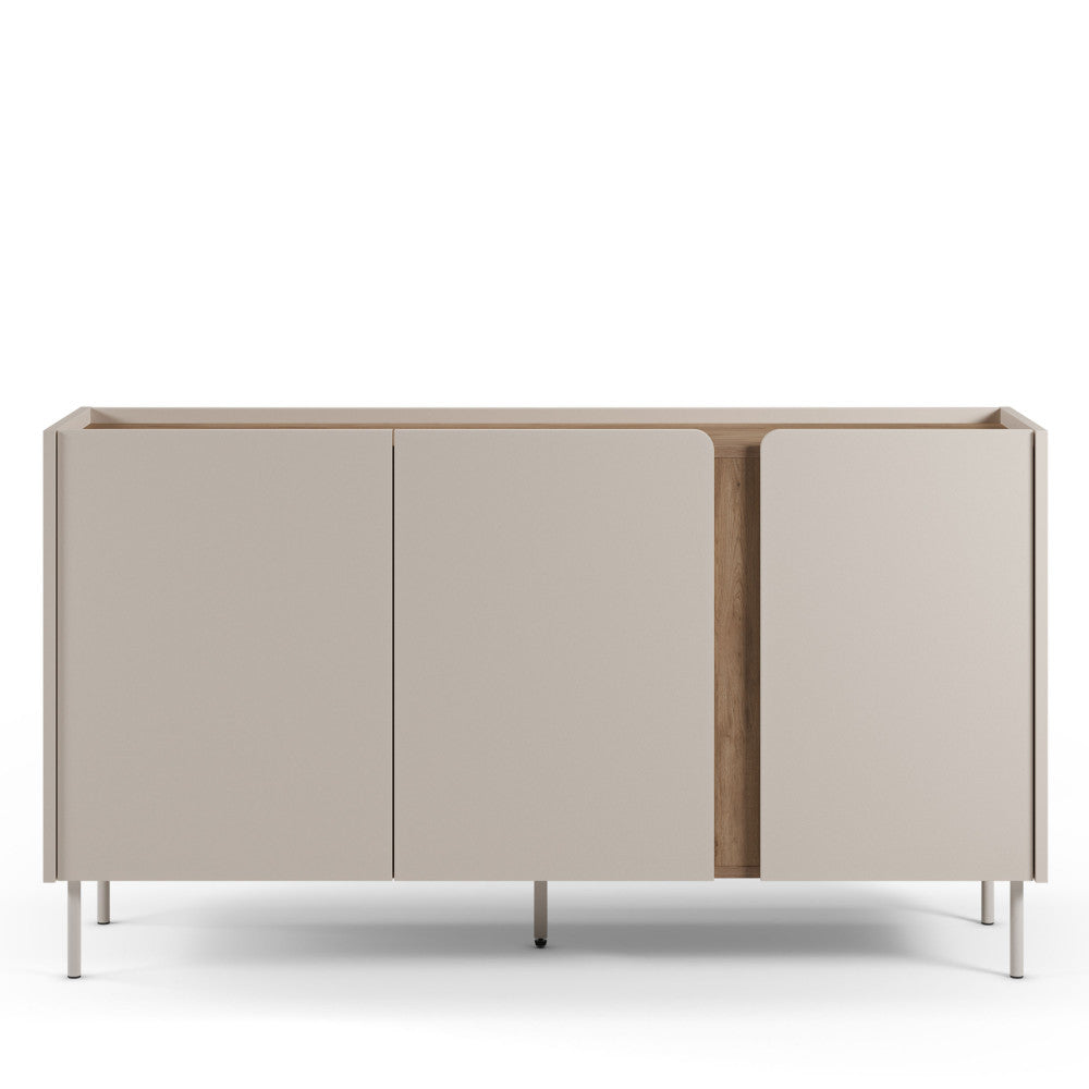 boxy-aparador-de-3-puertas-de-madera-y-metal-l150cm__Beige
