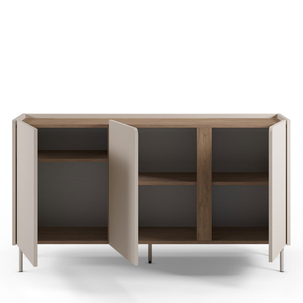 boxy-aparador-de-3-puertas-de-madera-y-metal-l150cm__Beige