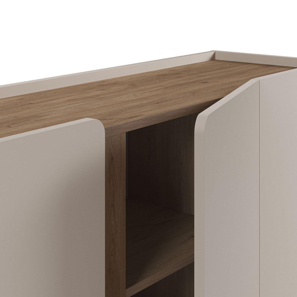 boxy-aparador-de-4-puertas-en-madera-y-metal-l180cm__Beige
