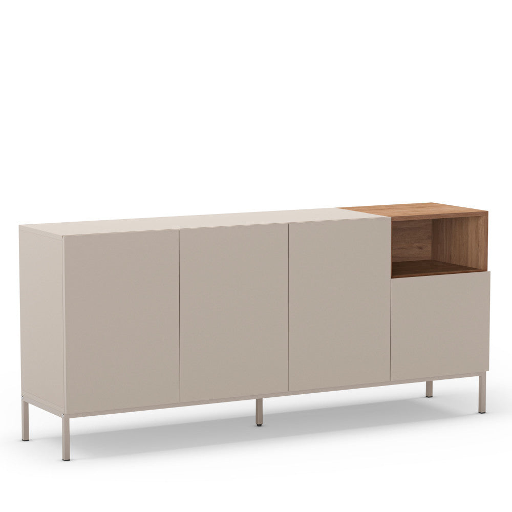 quenor-aparador-de-4-puertas-de-madera-y-metal-l180cm__Beige