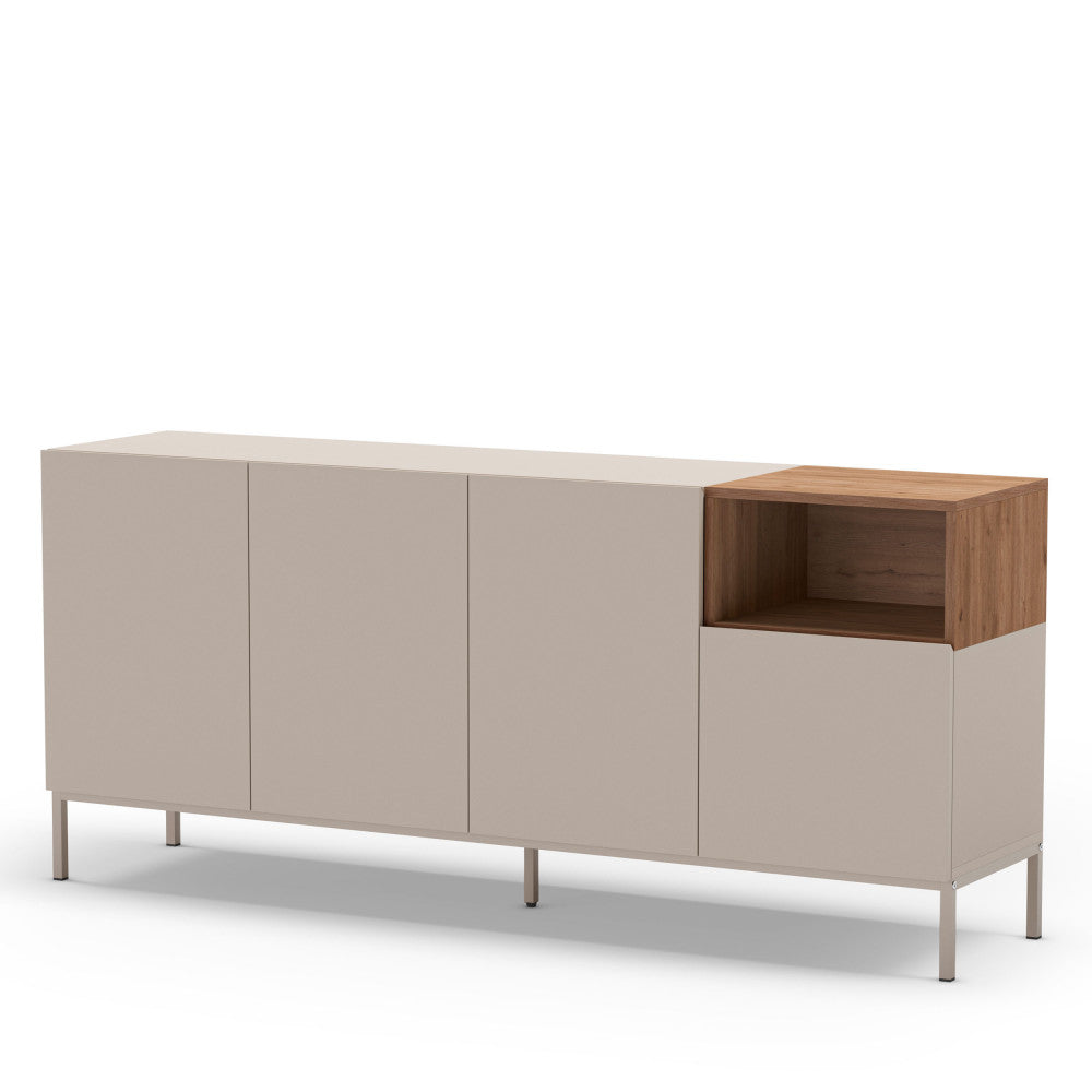 quenor-aparador-de-4-puertas-de-madera-y-metal-l180cm__Beige