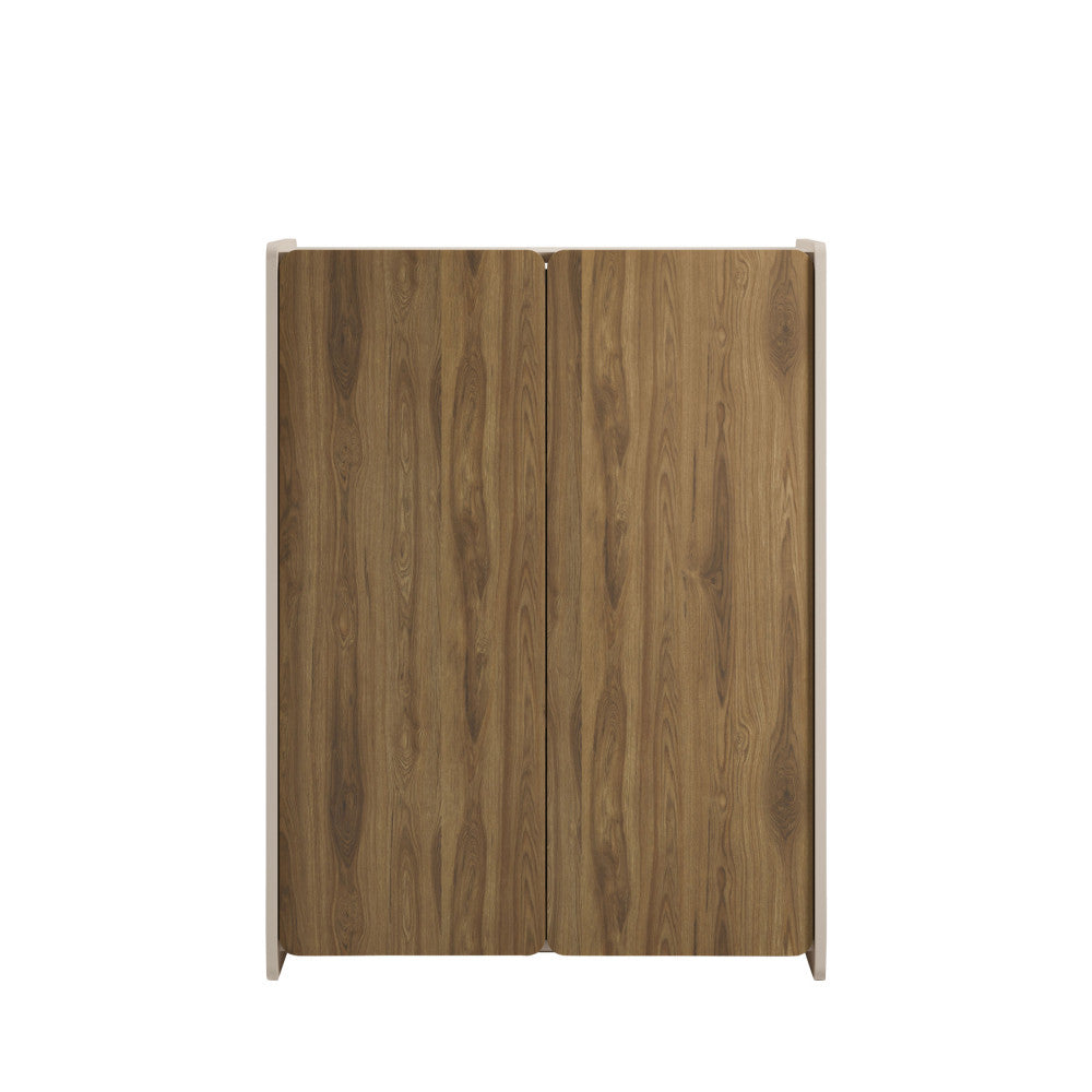 enara-aparador-alto-de-2-puertas-en-madera-h125cm__Madera oscura Imagen