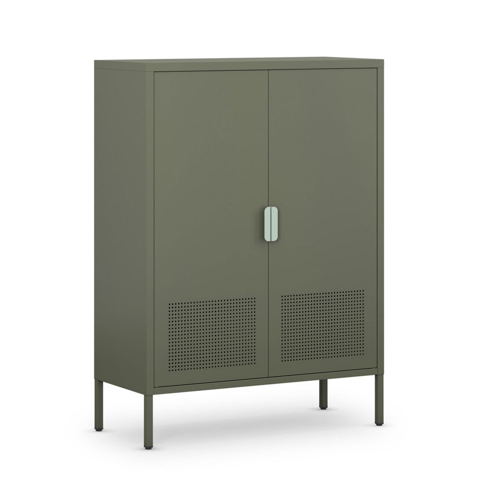 adel-aparador-alto-de-2-puertas-de-metal-h110cm__Verde