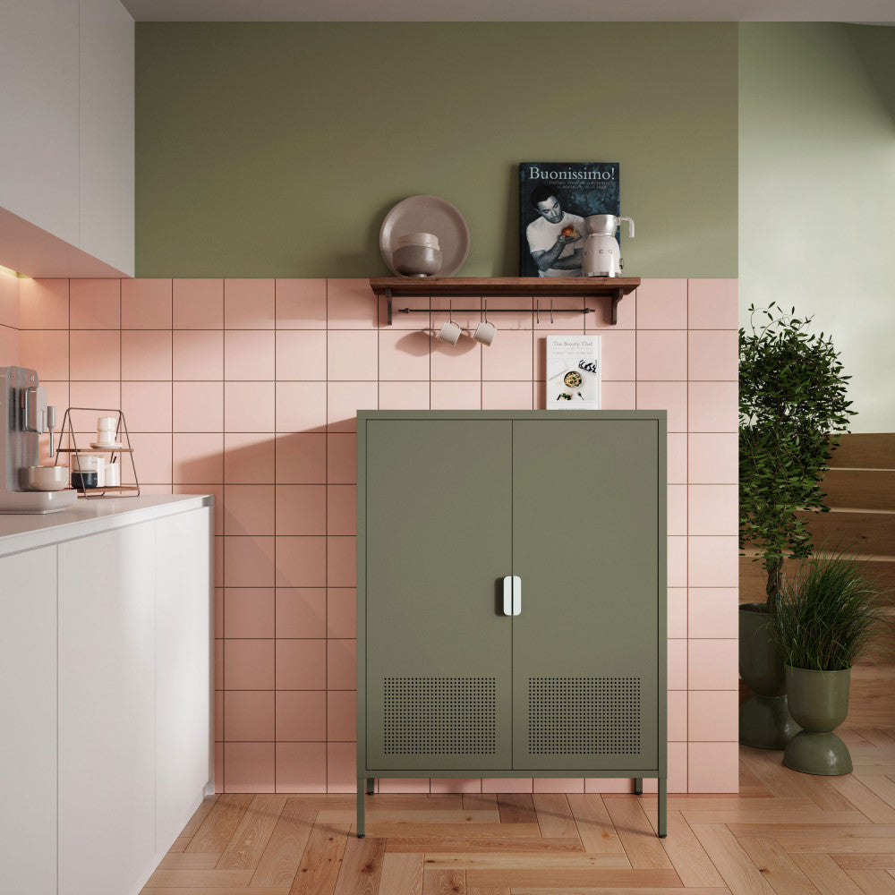adel-aparador-alto-de-2-puertas-de-metal-h110cm__Verde