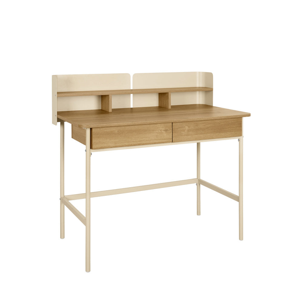 paco-escritorio-de-2-cajones-en-madera-y-metal-l100cm__Beige