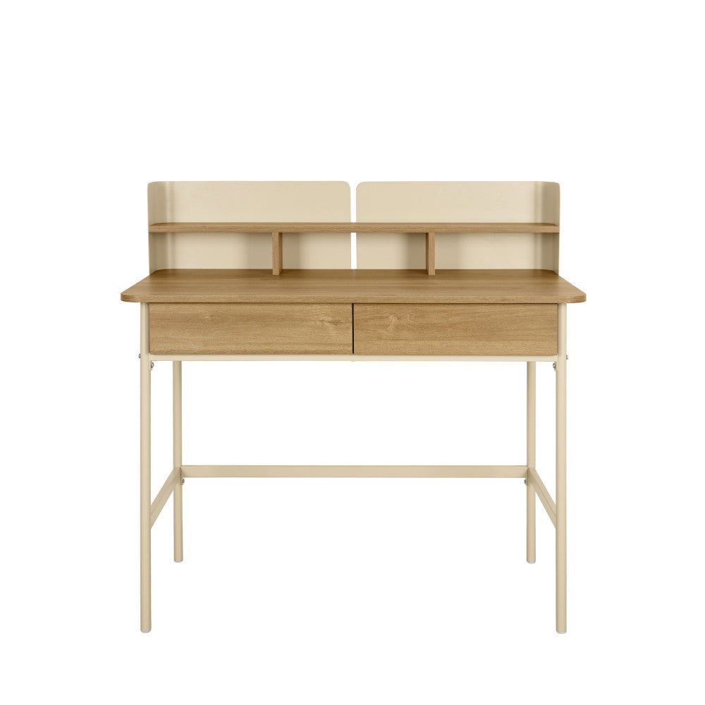 paco-escritorio-de-2-cajones-en-madera-y-metal-l100cm__Beige