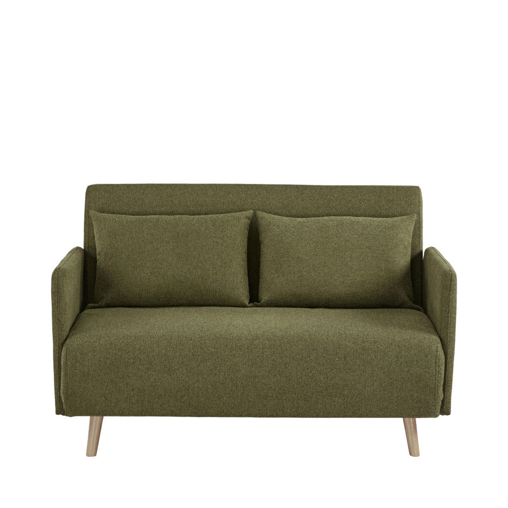 belushi-sofa-cama-de-2-plazas-en-tela-l120cm__Verde oliva