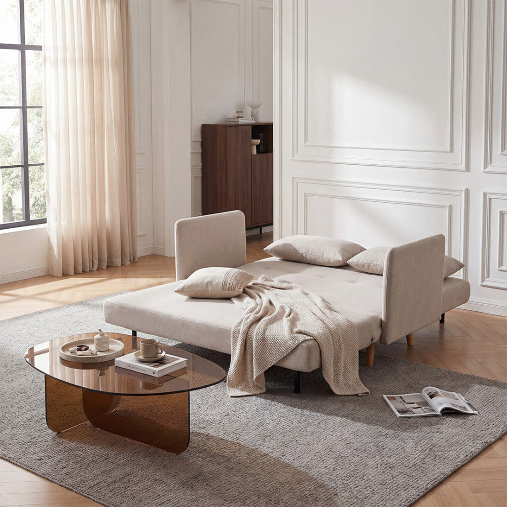 belushi-sofa-cama-de-2-plazas-en-tela-l120cm__Beige moteado