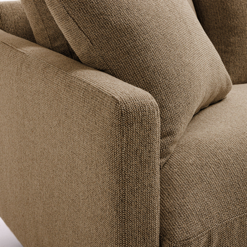 villabon-sofa-de-3-plazas-en-tela-con-patas-torneadas__Caramelo moteado