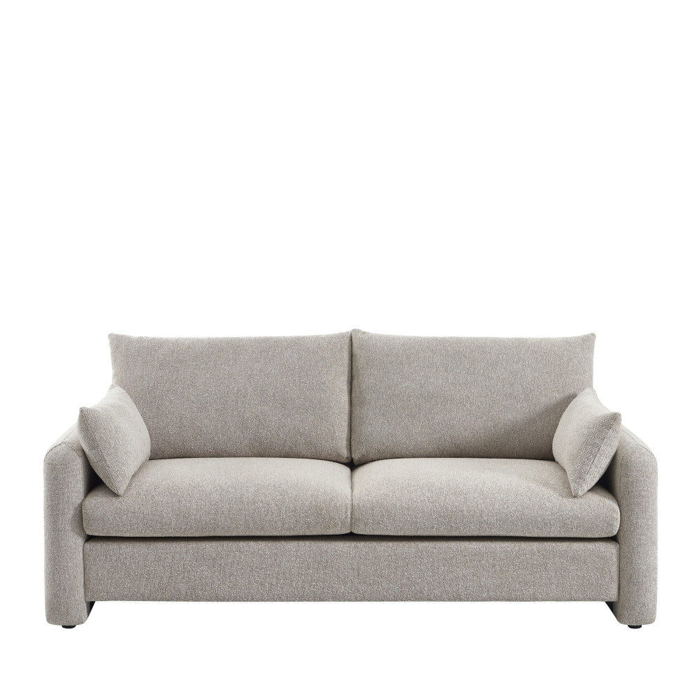 lisa-sofa-de-3-plazas-en-tela__Beige moteado Imagen