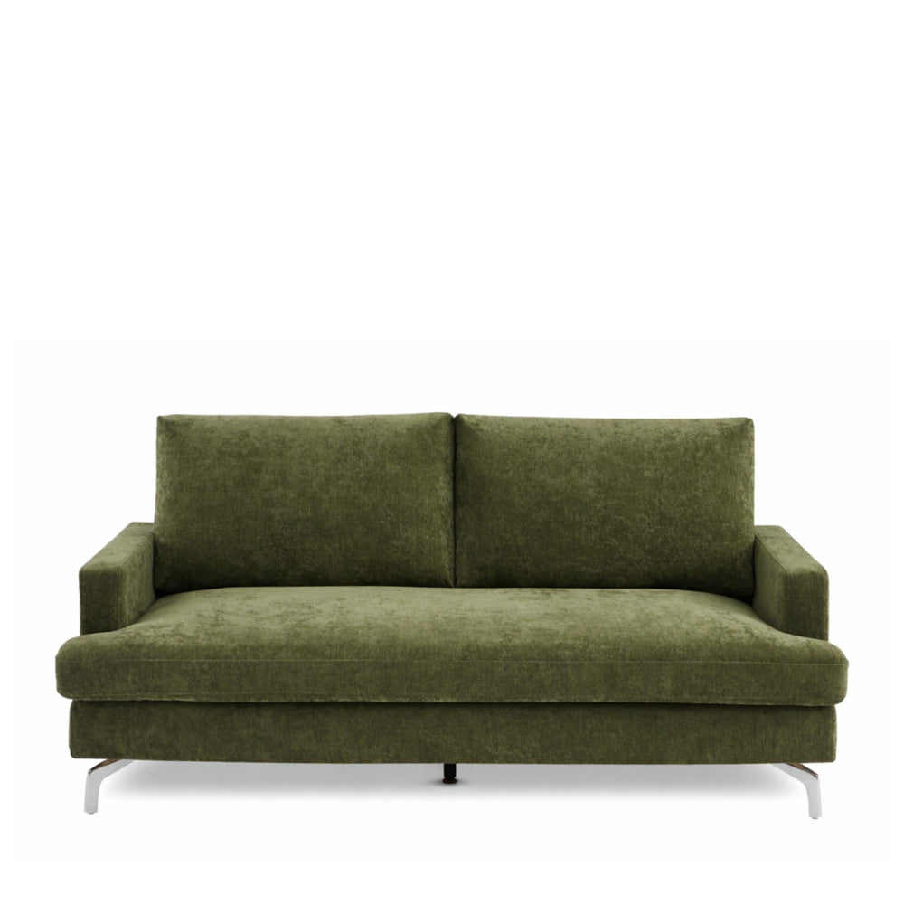 sophie-sofa-de-3-plazas-en-tela-con-patas-de-cromo__Verde oliva