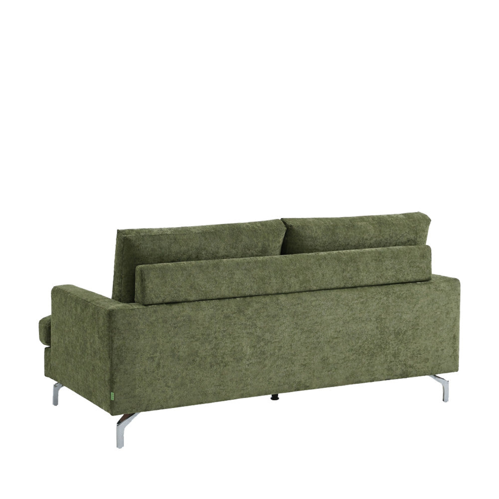 sophie-sofa-de-3-plazas-en-tela-con-patas-de-cromo__Verde oliva