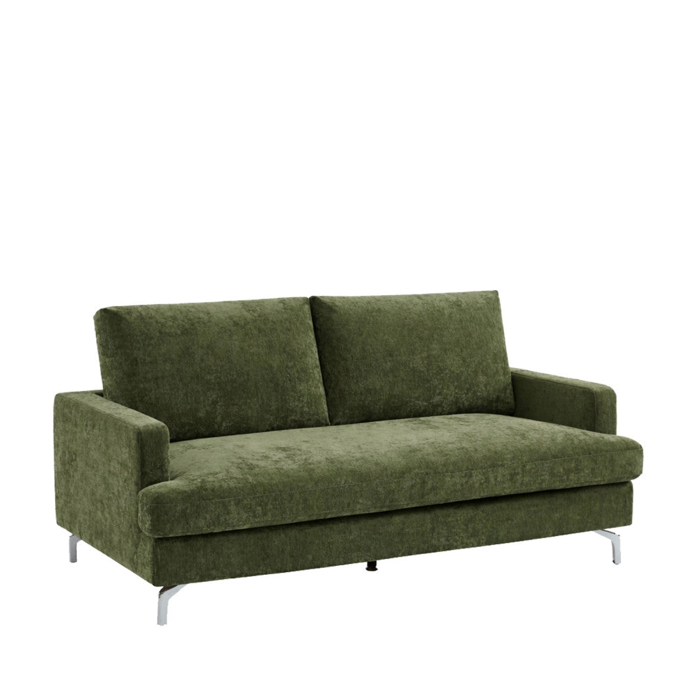 sophie-sofa-de-3-plazas-en-tela-con-patas-de-cromo__Verde oliva