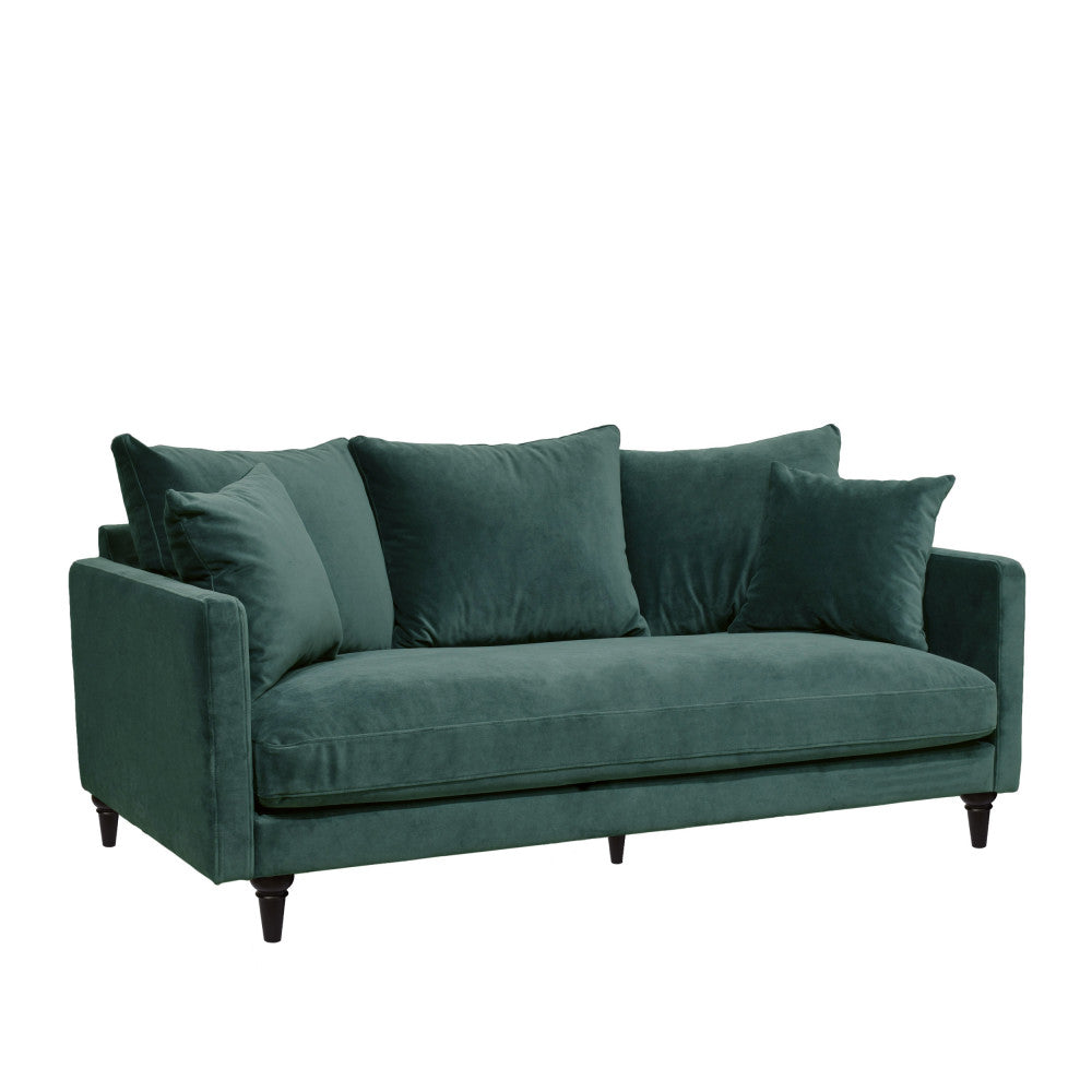 villabon-sofa-de-3-plazas-en-terciopelo-con-patas-torneadas__Verde eucalipto