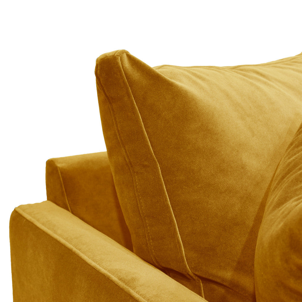 villabon-sofa-de-3-plazas-en-terciopelo-con-patas-torneadas__Amarillo mostaza