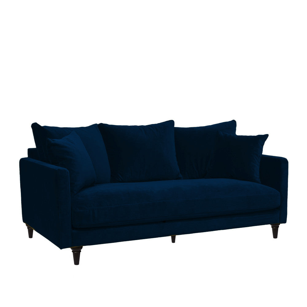 villabon-sofa-de-3-plazas-en-terciopelo-con-patas-torneadas__Azul marino