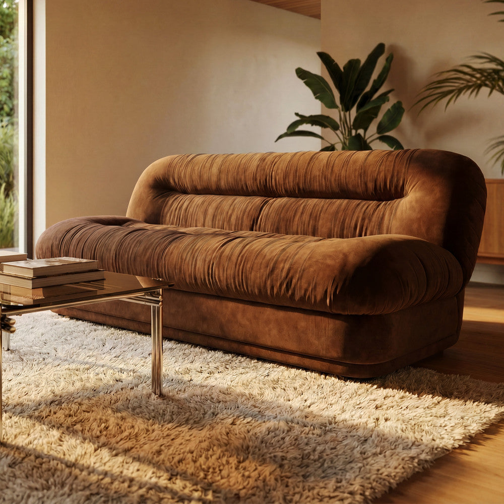 oliver-sofa-de-3-plazas-en-terciopelo-plisado__Castaño