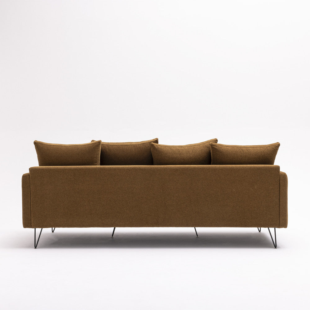 villabon-sofa-de-4-plazas-en-tela-con-patas-metalicas-de-horquilla-negras__Bronce