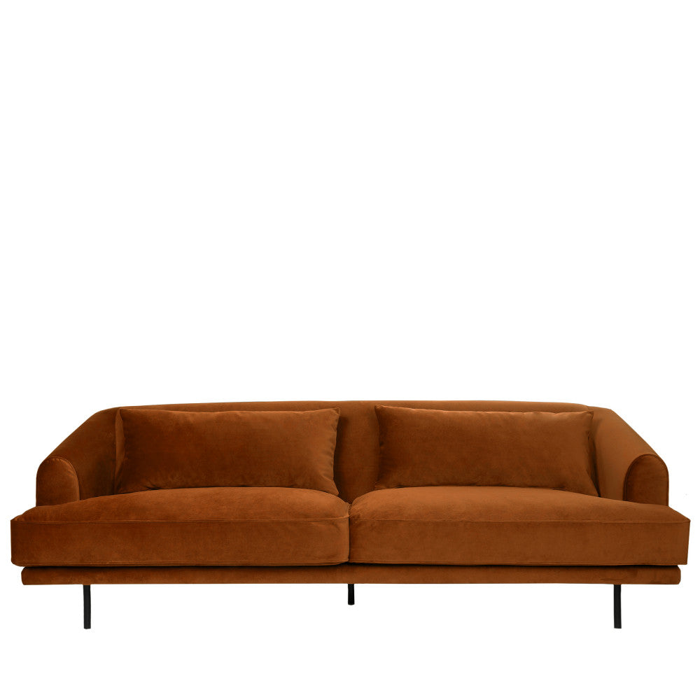 winsen-sofa-de-4-plazas-en-terciopelo-con-patas-rectas-de-metal__Óxido Imagen