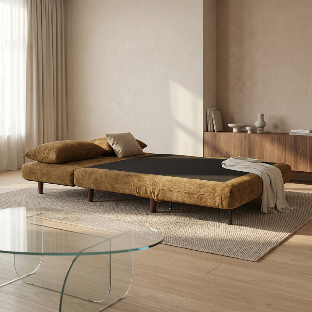 nella-sofa-cama-de-2-plazas-de-tela-con-patas-de-madera-oscura__Bronce