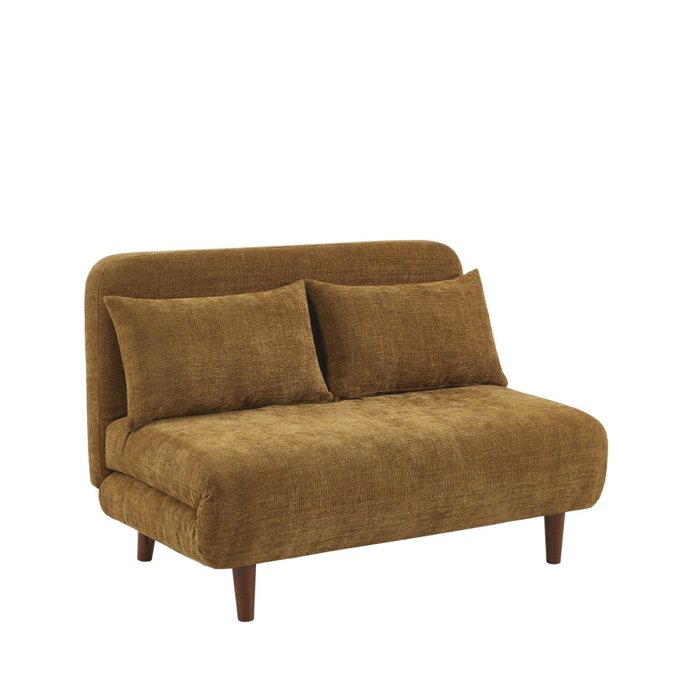 nella-sofa-cama-de-2-plazas-de-tela-con-patas-de-madera-oscura__Bronce Imagen
