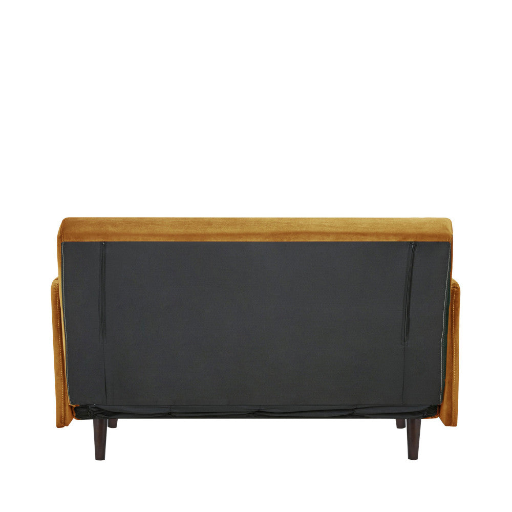 belushi-sofa-cama-de-2-plazas-en-terciopelo-l120cm__Amarillo mostaza