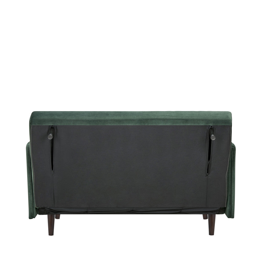 belushi-sofa-cama-de-2-plazas-en-terciopelo-l120cm__Verde bosque