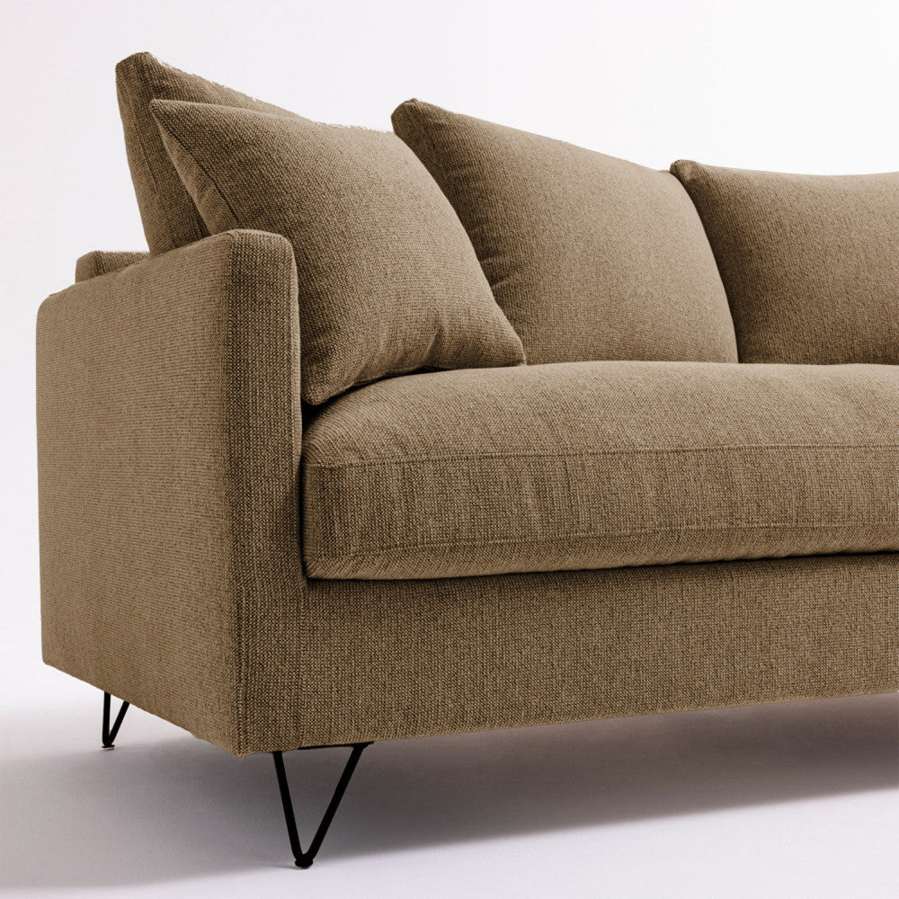 villabon-sofa-cama-de-3-plazas-en-tela-con-patas-metalicas-de-horquilla-negro__Caramelo moteado