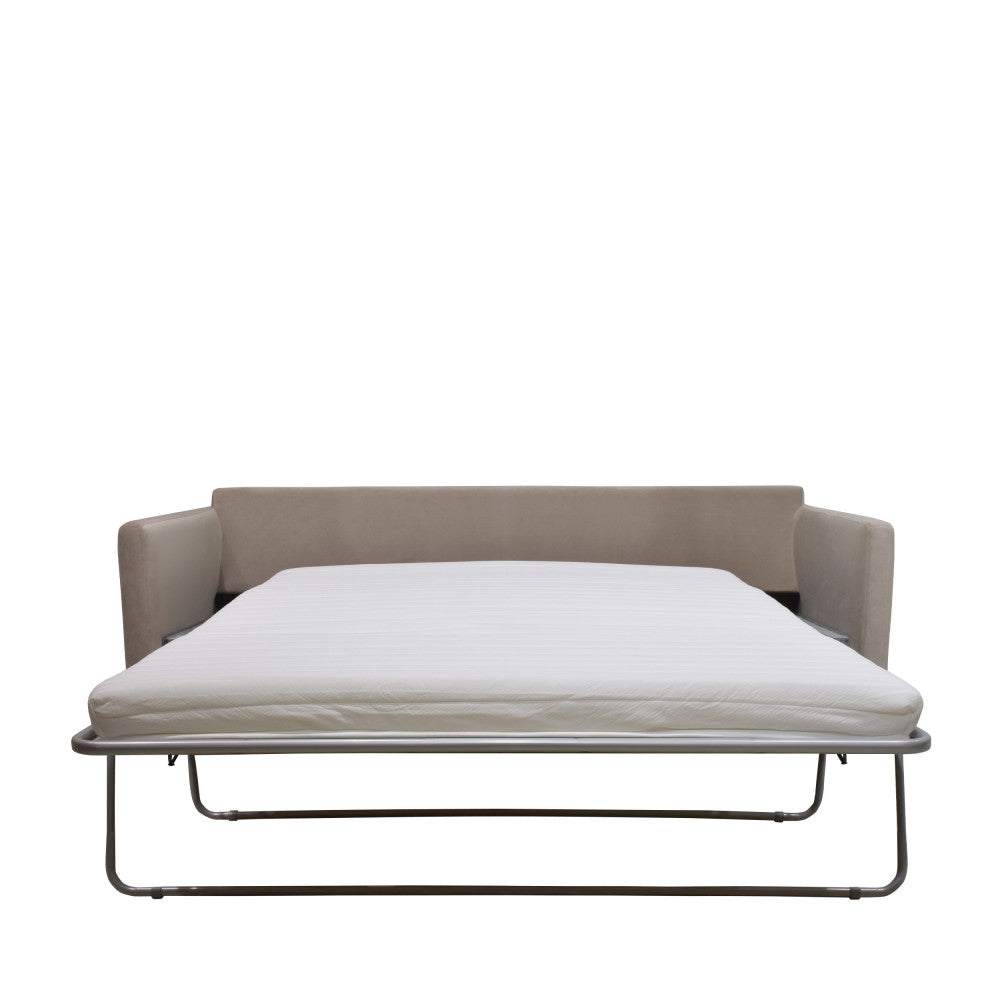 villabon-sofa-cama-de-3-plazas-en-terciopelo-con-patas-metalicas-de-horquilla-negras__Beige