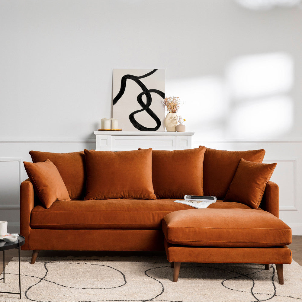 villabon-sofa-cama-de-3-plazas-en-terciopelo-con-patas-de-madera-oscura__Óxido