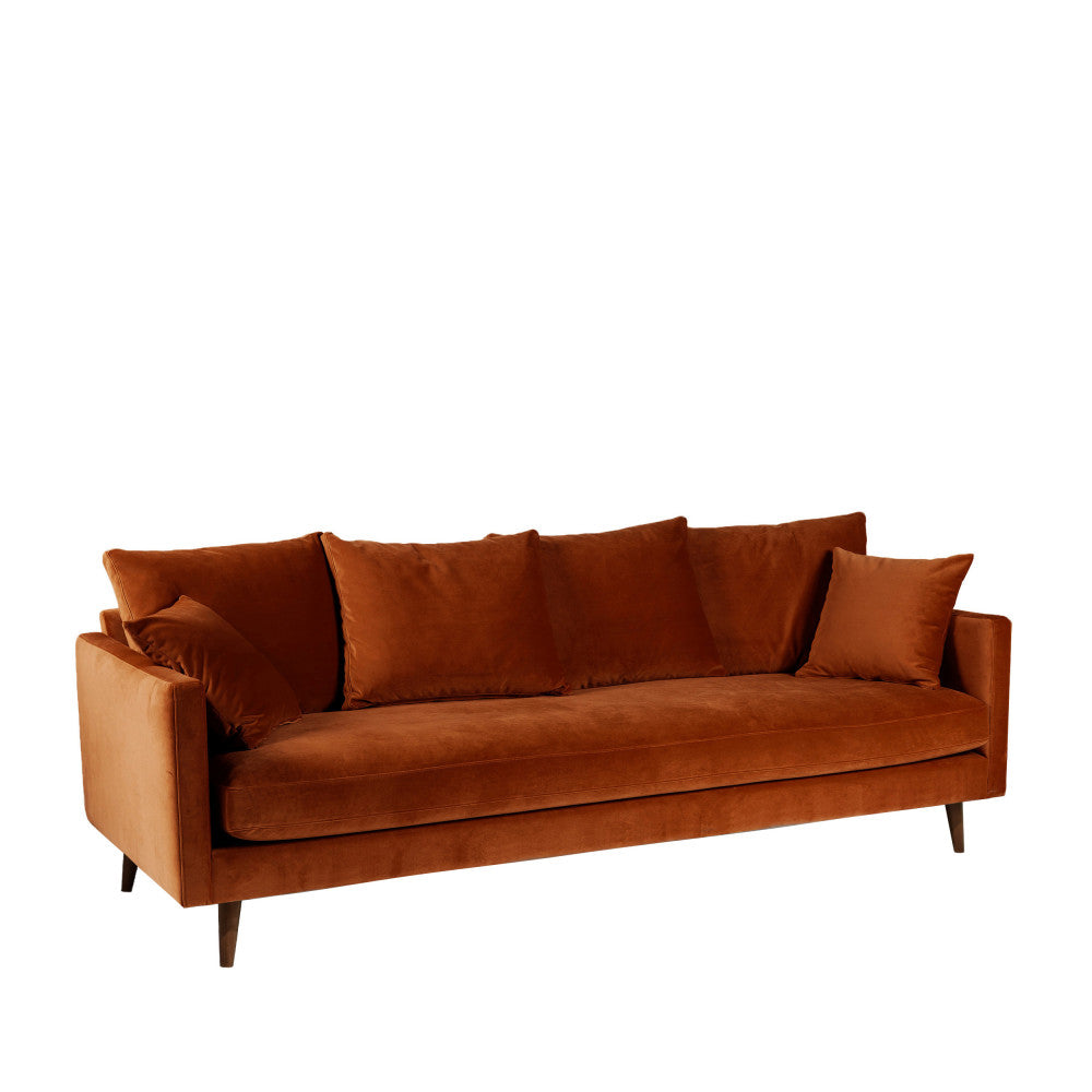 villabon-sofa-cama-de-3-plazas-en-terciopelo-con-patas-de-madera-oscura__Óxido