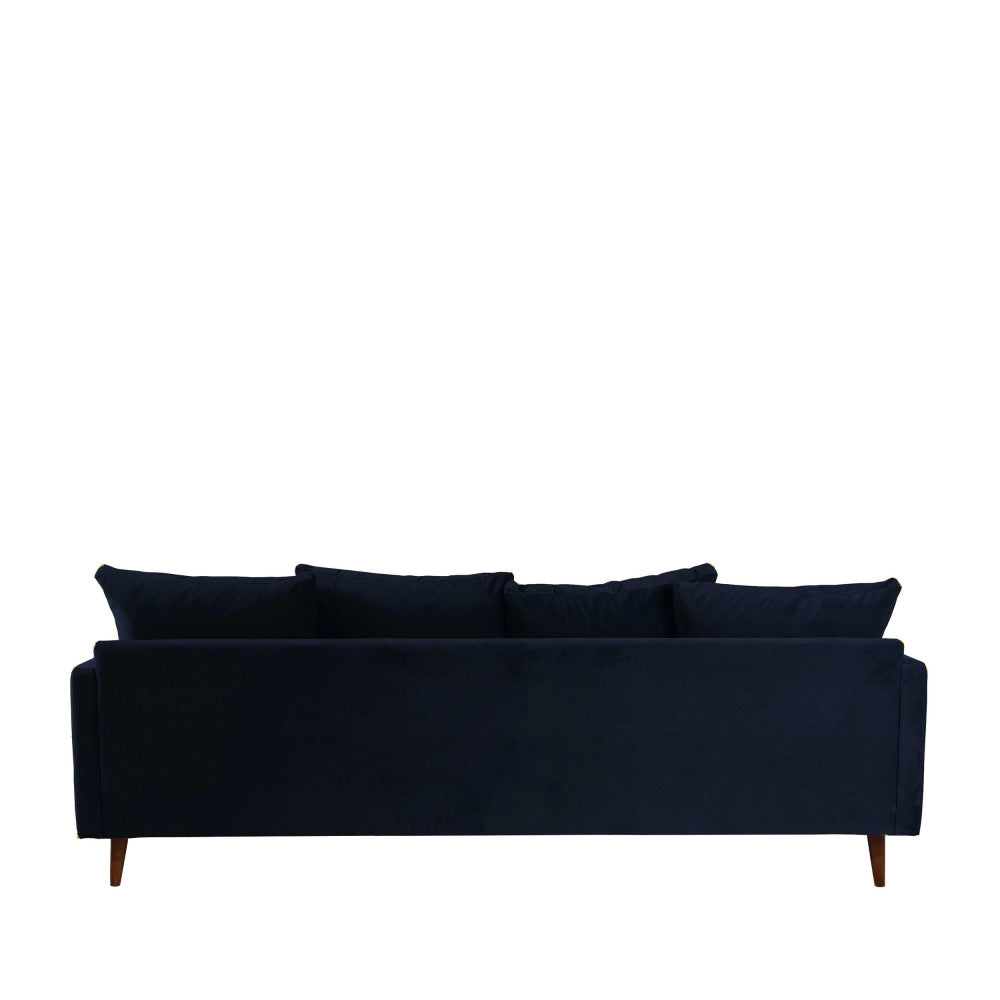 villabon-sofa-cama-de-3-plazas-en-terciopelo-con-patas-de-madera-oscura__Azul marino