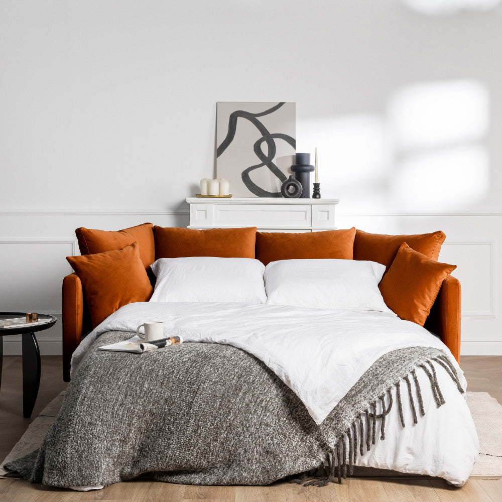 villabon-sofa-cama-de-3-plazas-en-terciopelo-con-patas-metalicas-de-horquilla-negras__Óxido