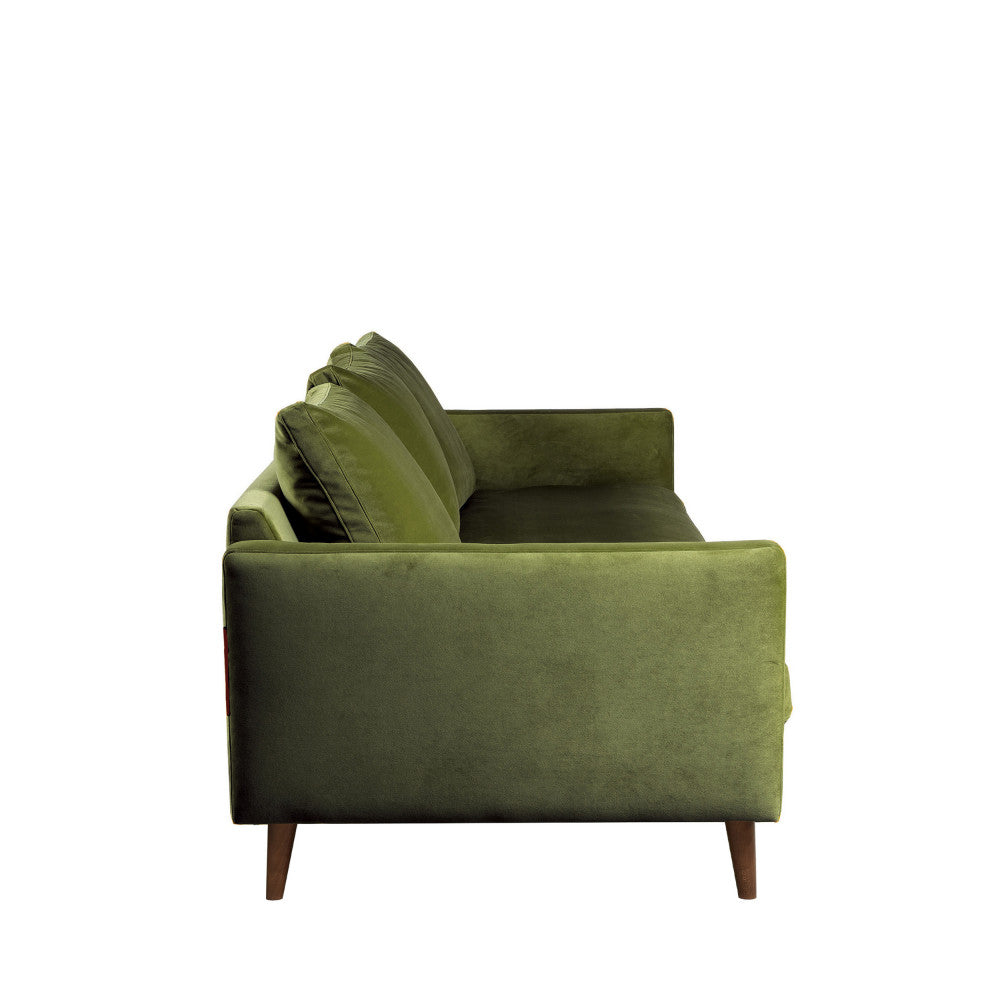 villabon-sofa-cama-de-4-plazas-en-terciopelo-con-patas-de-madera-oscura__Verde oliva