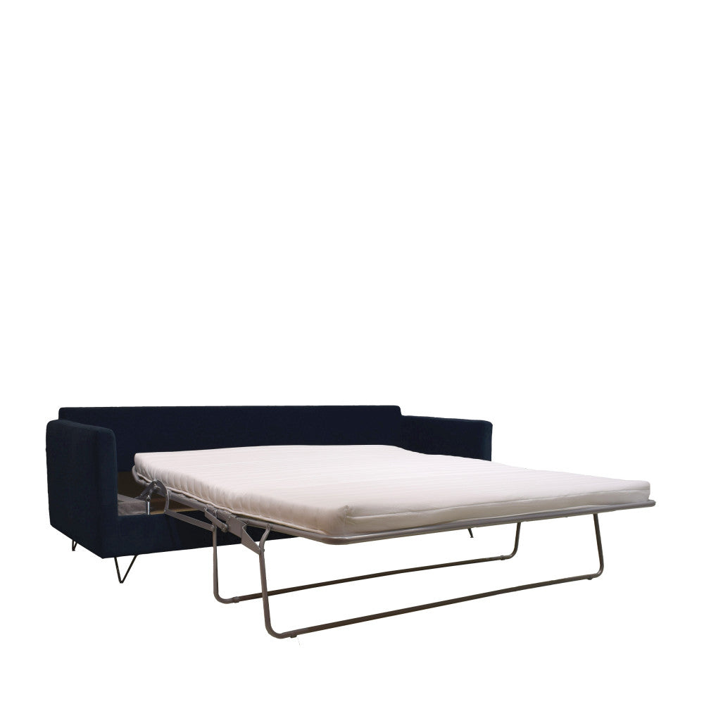 villabon-sofa-cama-de-4-plazas-en-terciopelo-con-patas-metalicas-de-horquilla-negras__Azul marino