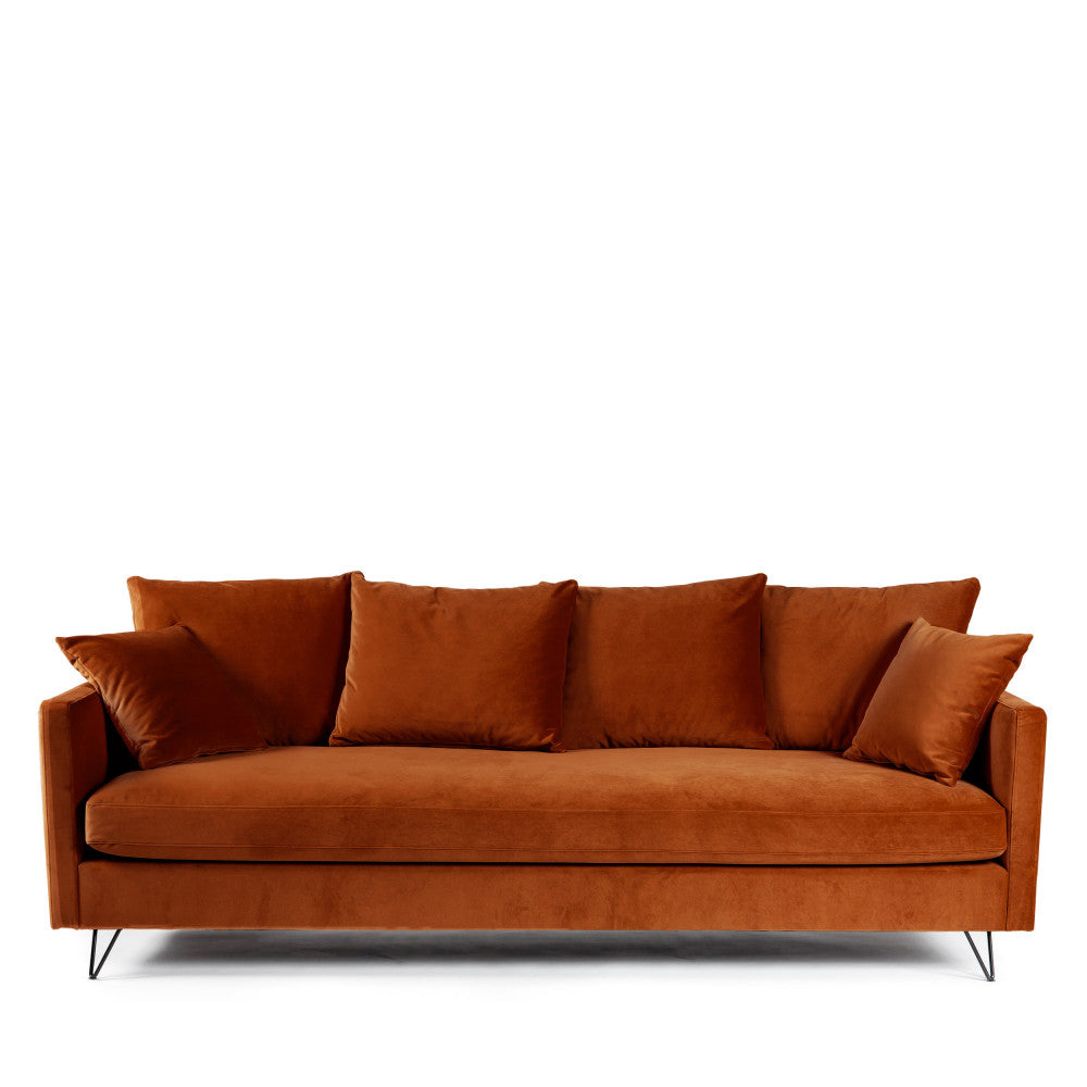 villabon-sofa-cama-de-4-plazas-en-terciopelo-con-patas-metalicas-de-horquilla-negras__Óxido