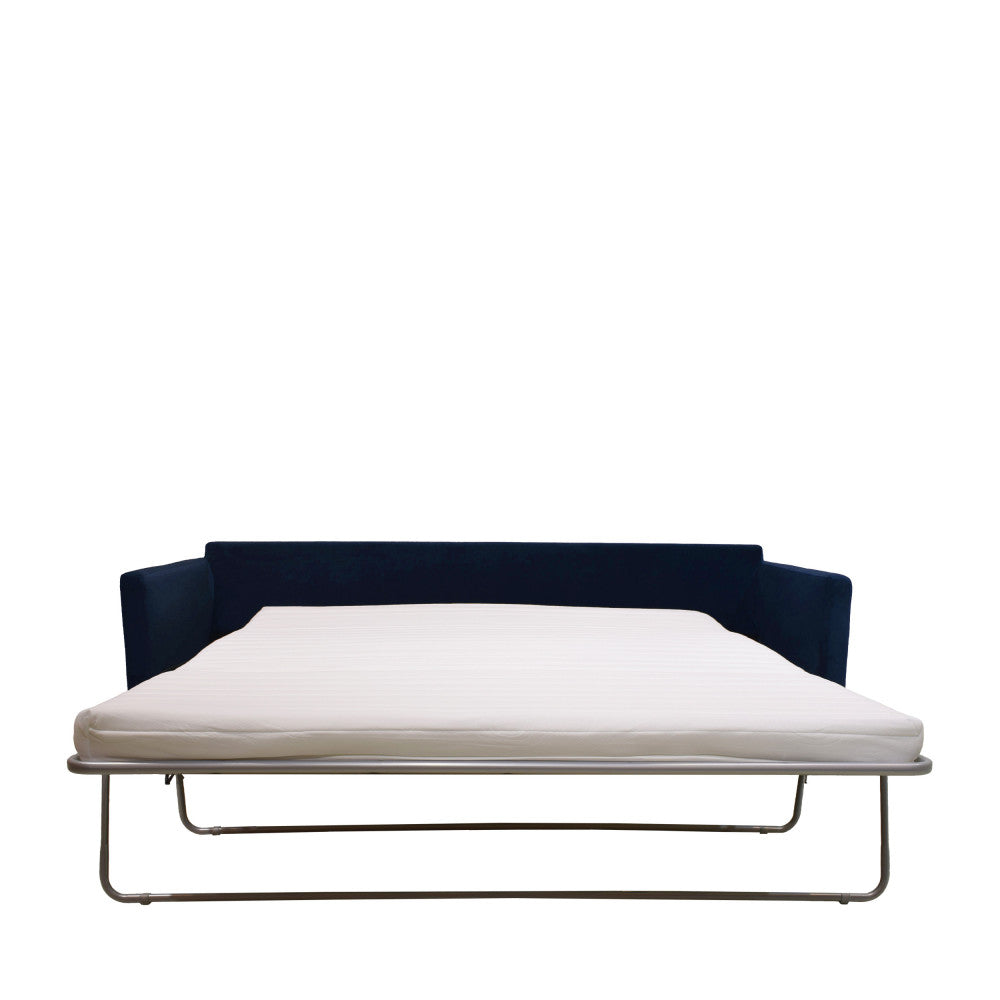 villabon-sofa-cama-de-4-plazas-en-terciopelo-con-patas-metalicas-de-horquilla-negras__Azul marino